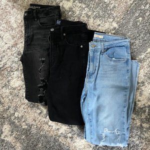 Bundle: Size 28/6 High Waisted Skinny Jeans
